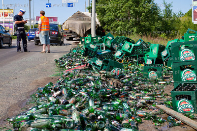 W Gdansku na skrzyzowaniu ul. Jabloniowej i Kartuskiej...