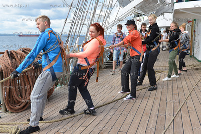 Dzien na Darze Mlodziezy ze studentami Akademii Morskiej...