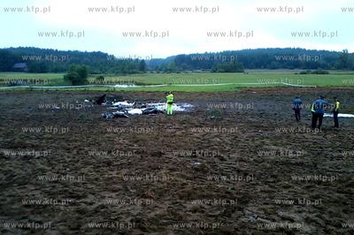 Katastrofa smiglowca ROBINSON R44 RAVEN II w Wygoninie...