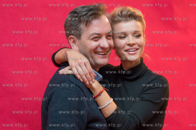 Joanna Krupa i prezydent Slupska Robert Biedron spotkal...