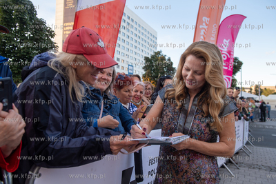 Czerwony dywan przed galą zamknięcia 47. Festiwalu...