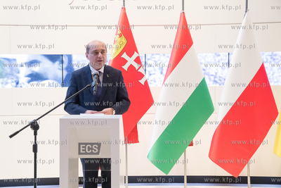 Gdańsk, Europejskie Centrum Solidarności ECS. Wręczenie...