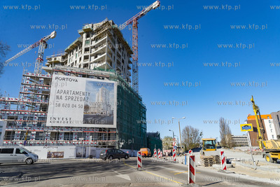 Gdynia. Remont skrzyżowania u zbiegu ulic T. Wendy,...