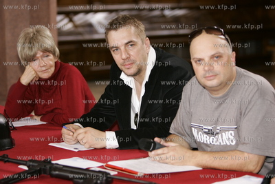 Gdansk. VIII Festiwal Dobrego Humoru. Na zdjeciu od...