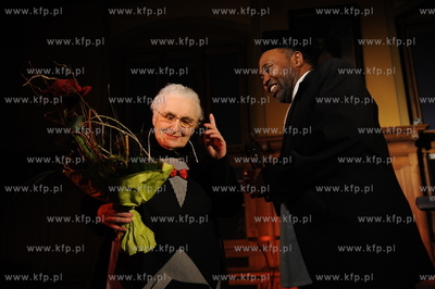 Gdansk, Ratusz Staromiejski. Uroczystosc wreczenia...