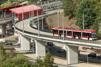 Dzisiaj na gdanska Morene pojechal pierwszy tramwaj....