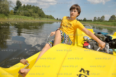 Wisla Krolewiecka jest czescia szlaku wodnego Petli...