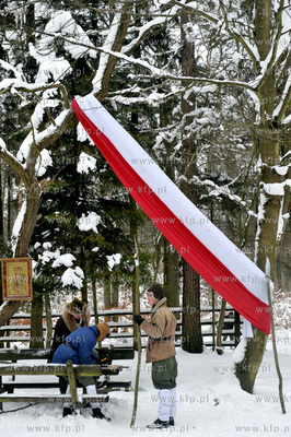 Rekonstrukcja obozu uczestnikow Powstania Styczniowego...