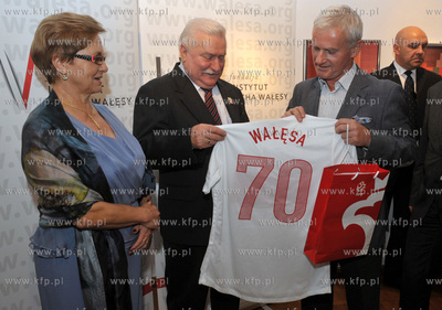 70 urodziny Lecha Walesy w oliwskim Palacu Opatow w...