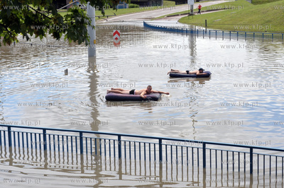 Gdańsk Wrzeszcz  po intensywnych opadach deszczu....