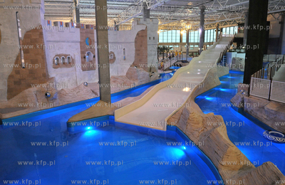 Otwarcie Aquaparku Reda w Redzie. Atrakcją jest akwarium,...