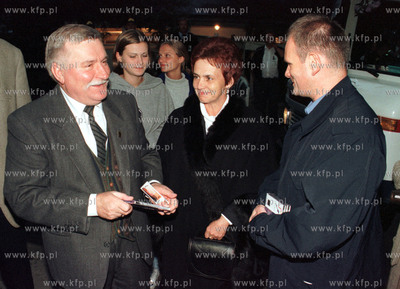 Slawomir Zielinski wita panstwa Walesow na festiwalu...