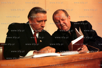 Proces Andrzeja Leppera w sadzie Okregowym w Gdansku....