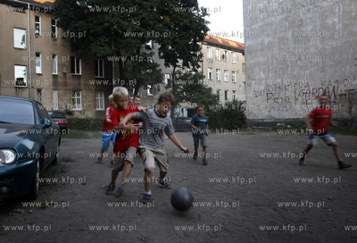 Gdansk Wrzeszcz. Podworko pomiedzy ulicami Konrada...