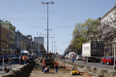Gdansk Wrzeszcz. Remont torowiska na ul Grunwaldzkiej.
18.04.2011
fot....