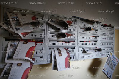 Skrzynka pocztowa w bloku mieszkalnym.
29.11.2011
fot....