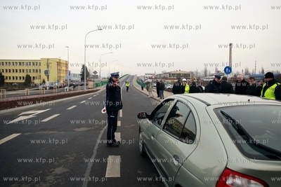 Uroczyste otwarcie obwodnicy Pruszcza Gdanskiego. Nz...