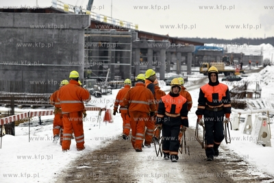 Gdansk. Trwa budowa Trasy Sucharskiego, która to ma...