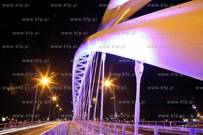 Gdansk Letnica. Wiaduktu przy PGE Arenie w ciagu Trasy...