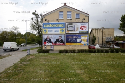 Billboard wyborczy Sojuszu Lewicy Demokratycznej przy...