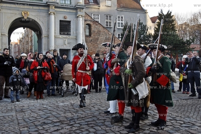 Gdańsk. Plac między Złotą Bramąi Katownią. Historyczna...