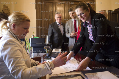 Gdańscy radni Platformy Obywatelskiej z Aleksandrą...