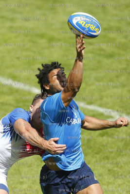 Gdynia. Mistrzostwa Europy w Rugby 7. Mecz  Włochy...