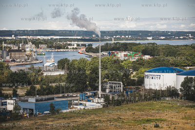 Westerplatte. Spalarnia odpadów Port Service.
04.08.2021
fot....