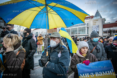 Sopot: Solidarnie z Ukrainą. Wiec poparcia dla narodu...