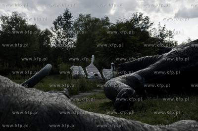 Berlin stolica Niemiec. Nz. Opuszczone wesole miasteczko...
