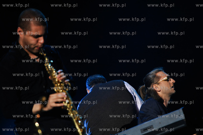 Gdansk. Dziedziniec Polskiej Filharmoni Baltyckiej....