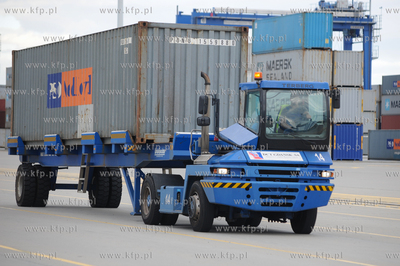 Gdansk. Terminal kontenerowy DCT. Wizyta przedstawicieli...