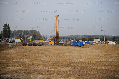 Gdansk. Budowa Trasy Sucharskiego - zadanie II od wezla...