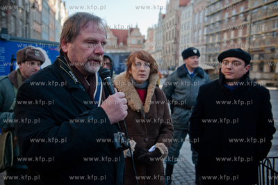Gdansk. Dlugi Targ. Wernisaz wystawy plenerowej pt...