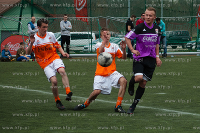Gdansk. Teren AWFiS. Pilkarz Robert Lewandowski - reprezentant...