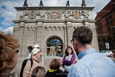 Gdansk. Dzien otwarty w Bramie Wyzynnej, podczas ktorego...