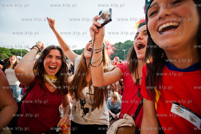 Gdansk. Fanzone - Strefa Kibica. Relacja meczu Mistrzostw...