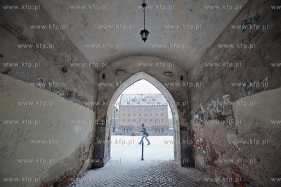 Gdansk. Brama Straganiarska, gdzie w latach 1959 -...