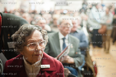 Gdansk. Sala BHP Stoczni Gdanskiej. Spotkanie zorganizowane...