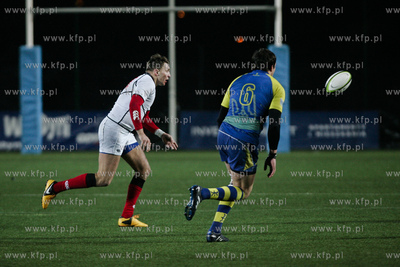 Gdynia. Narodowy Stadion Rugby. Mecz rugby dywizji...