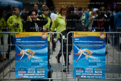 Sopot. Studniowka Halowych Mistrzostw Swiata w Lekkoatletyce...