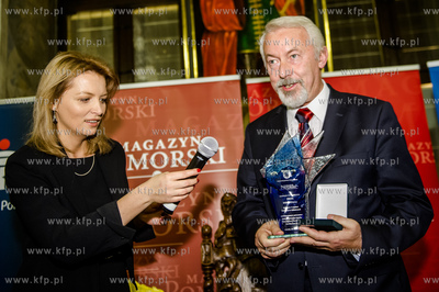 Gdansk. Ratusz Glownomiejski. Uroczystosc wreczenia...