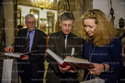 Gdansk. Wielka Sala Wety Ratusza Glownego Miasta. Promocja...