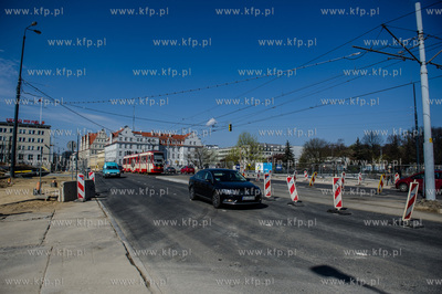 Gdansk. Przejazd przez Hucisko otwarty dla kierowcow....