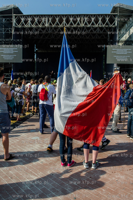 Gdańsk. Plac Zebrań Ludowych. Światowe Dni Młodzieży...