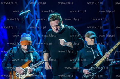 Gdańsk. Plac Solidarności. Obchody 35. rocznicy stanu...