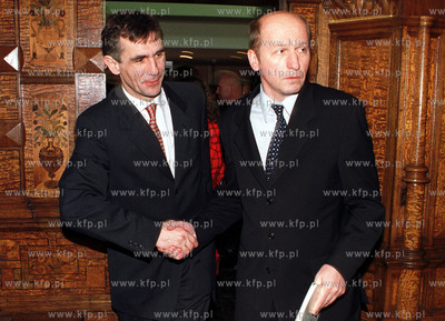 Maciej Grabowski -wiceprezes IBnGR wita spoznionego...