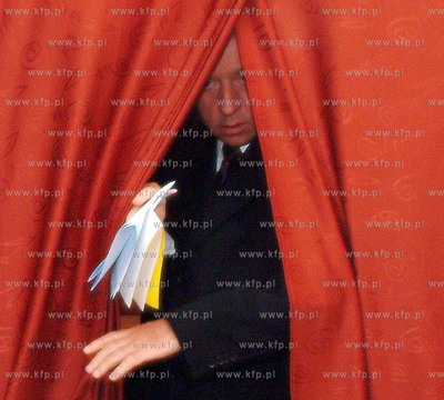 Wybory samorzadowe 2006 na Pomorzu. Nz Andrzej Lepper...