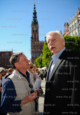Gdansk - kampania wyborcza kandydata na Urzad Prezydenta...