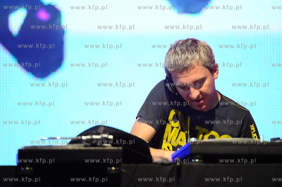 Gdansk. Plac Zebran Ludowych. Festiwal MTV Gdansk Dzwiga...